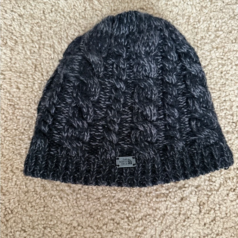 Black Faux Fur Beanie